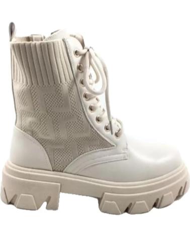 Bottines TIMBOS  pour Femme ZAPATOS - 124725 BOTIN MUJER MILITAR COLOR COLECCION I  BEIGE