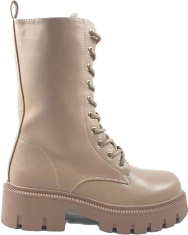 Stiefel TIMBOS  für Damen BOTIN MILITAR PLANO DE MUJER KAKI 124179  MARRóN