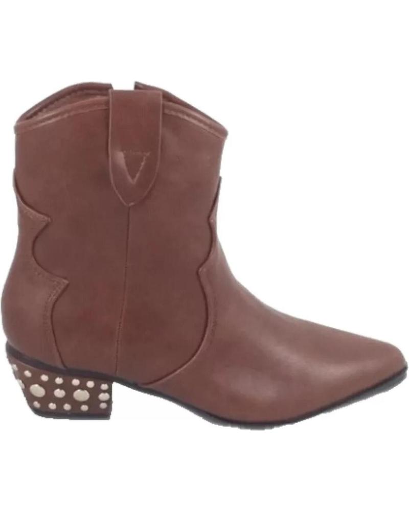 Stiefel für Damen TIMBOS BOTIN TEJANO DE MUJER CUERO 121427 MARRóN