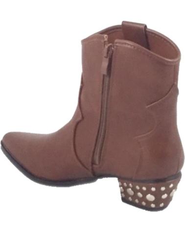 Stiefel für Damen TIMBOS BOTIN TEJANO DE MUJER CUERO 121427 MARRóN