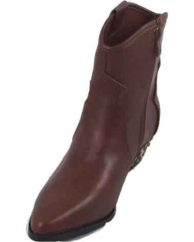 Stiefel für Damen TIMBOS BOTIN TEJANO DE MUJER CUERO 121427 MARRóN