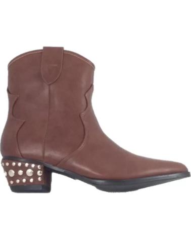 Stiefel für Damen TIMBOS BOTIN TEJANO DE MUJER CUERO 121427 MARRóN