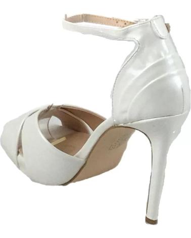 Sandales TIMBOS  pour Femme ZAPATO DE TACON DE NOVIA 120381  BLANCO