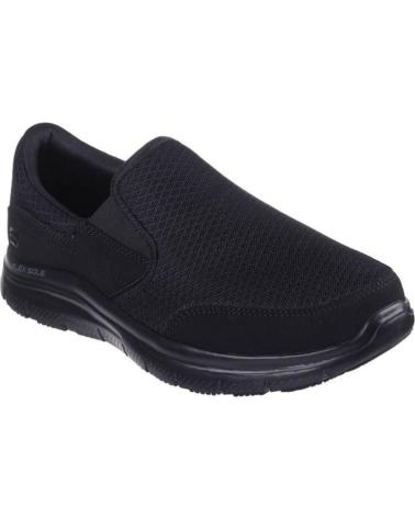 SKECHERS MCALLEN MOCASÍN SLIP-ON NEGRO NEGRO