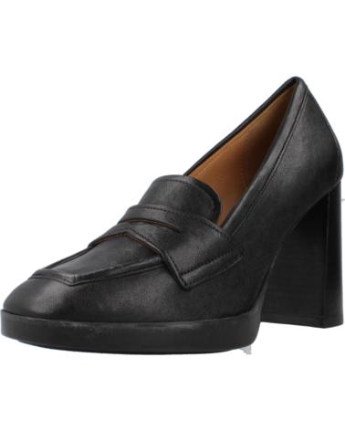 Zapatos de tacón GEOX  de Mujer MOCASINES MUJER MODELO D TEULADA COLOR NEGRO  C9999