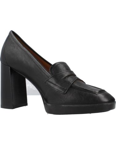 Zapatos de tacón GEOX  de Mujer MOCASINES MUJER MODELO D TEULADA COLOR NEGRO  C9999