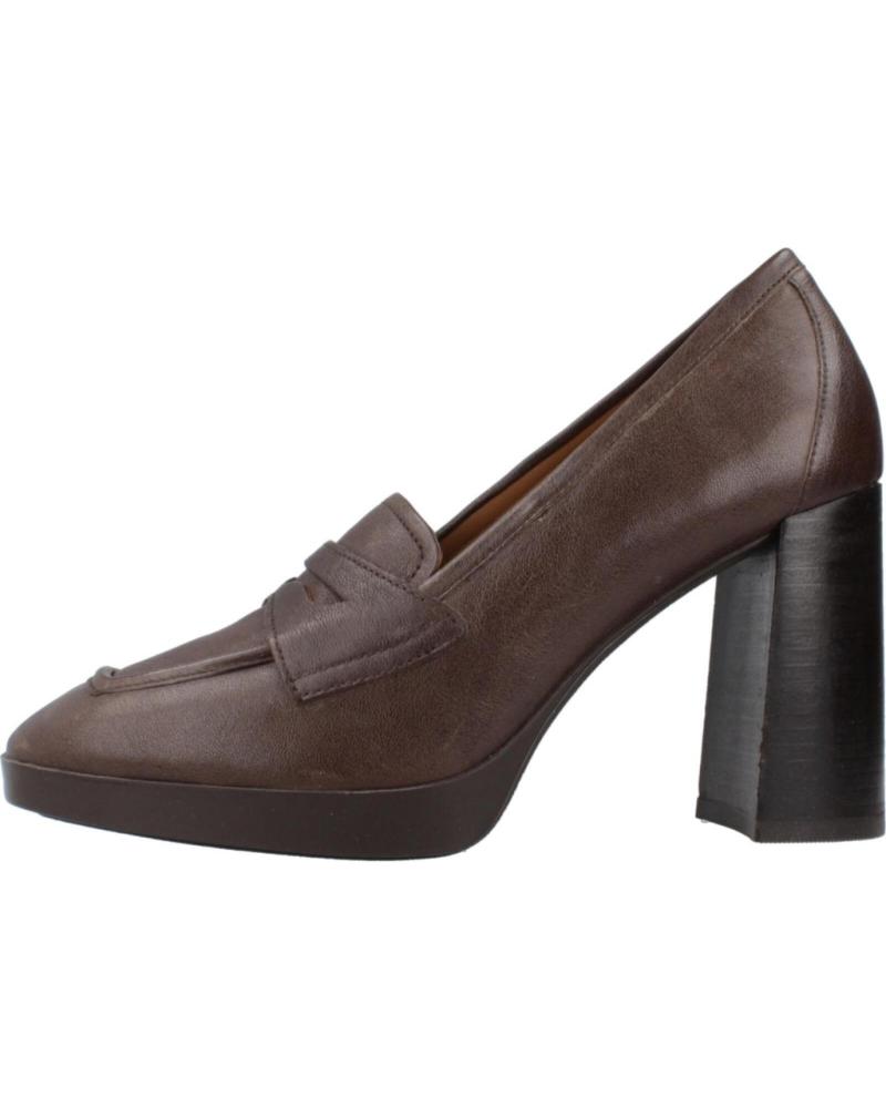 Zapatos de tacón GEOX  de Mujer MOCASINES MUJER MODELO D TEULADA COLOR MARRON  C6006
