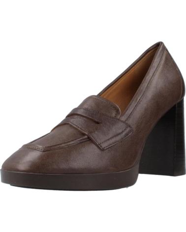 Zapatos de tacón GEOX  de Mujer MOCASINES MUJER MODELO D TEULADA COLOR MARRON  C6006