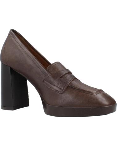 Zapatos de tacón GEOX  de Mujer MOCASINES MUJER MODELO D TEULADA COLOR MARRON  C6006