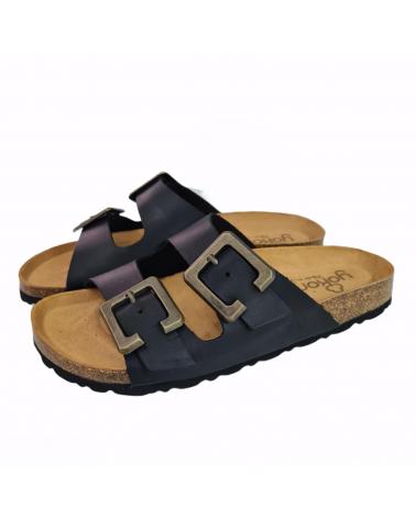 Sandalias de Mujer YOKONO SANDALIA MULE PLANA SPRINTER NEGRO