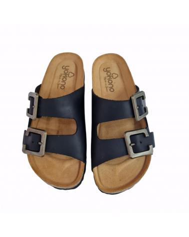 Sandalias de Mujer YOKONO SANDALIA MULE PLANA SPRINTER NEGRO