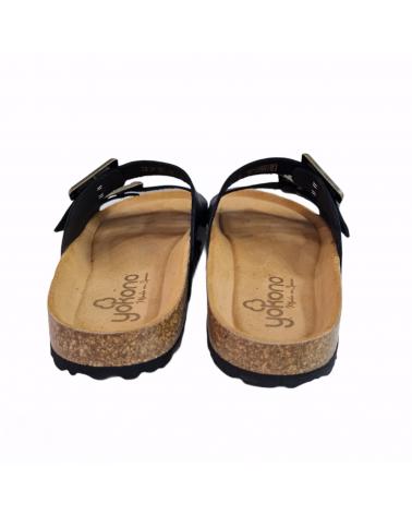 Sandalias de Mujer YOKONO SANDALIA MULE PLANA SPRINTER NEGRO