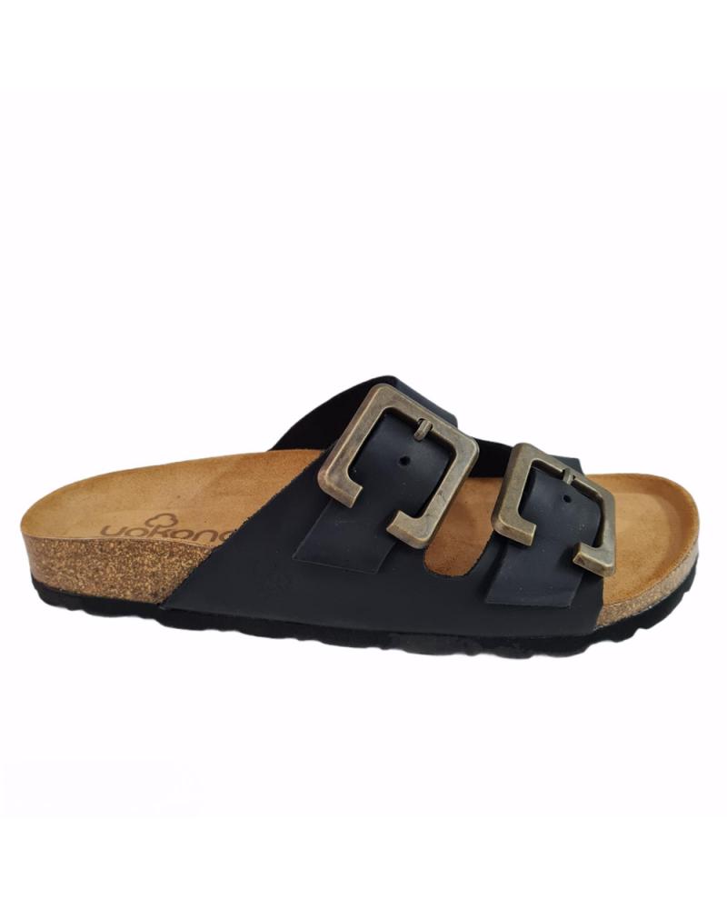 Sandalias de Mujer YOKONO SANDALIA MULE PLANA SPRINTER NEGRO