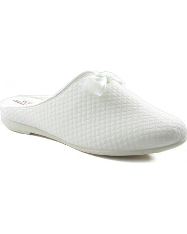 Pantufas VUL-LADI  de Mulher VULLADI CUADRADITO COMODA Y VERSATIL  BLANCO