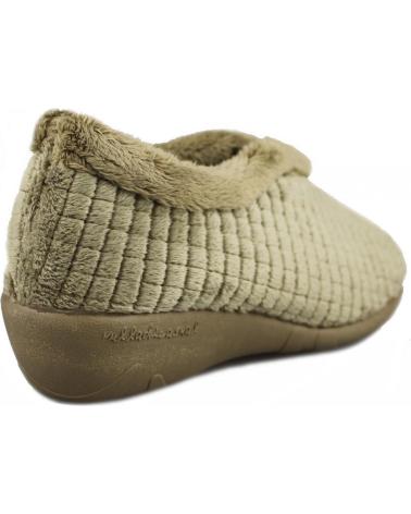 Woman House slipers VUL-LADI ZAPATILLAS CASA VULLADI MUJER ALASKA BEIGE