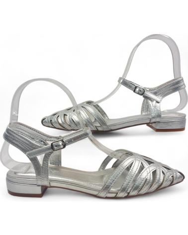 Woman Sandals TIMBOS SANDALIA TACON FIESTA DE MUJER PLATA  PLATEADO
