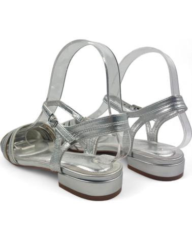 Woman Sandals TIMBOS SANDALIA TACON FIESTA DE MUJER PLATA  PLATEADO