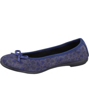 Ballerinas für Damen VUL-LADI VULLADI SERRAJE MANOLETINA FLORES AZUL
