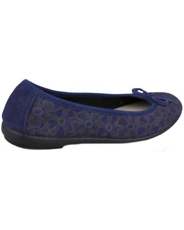 Ballerinas für Damen VUL-LADI VULLADI SERRAJE MANOLETINA FLORES AZUL