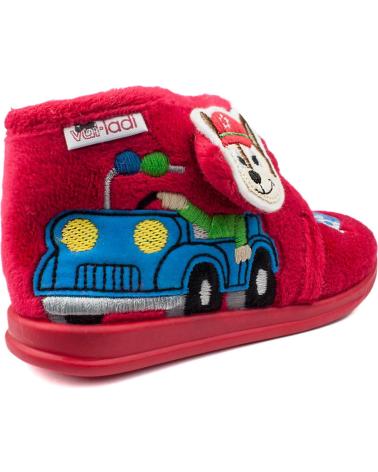 boy Infant VUL-LADI ZAPATILLAS CASA VULLADI NINO DOG SQUAD ROJO