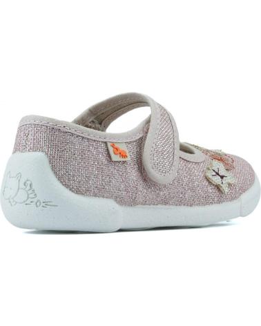 Bailarinas de Niña VUL-LADI MANOLETINAS VULLADI LINO FLORES K ROSA