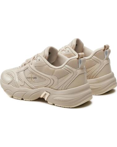 Zapatillas deporte CALVIN KLEIN  de Mujer ZAPATILLAS RETRO TENNIS LOW LACE MH ML MTL BEIG  BEIGE