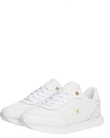 Scarpe sport TOMMY HILFIGER  per Donna ZAPATILLAS ELEVATED ESSENT RUNNER MONOGRAM BL  BLANCO