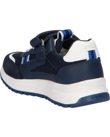 boy Trainers GEOX  J25GMB 014ME J BRIEZEE C4211 NAVY-WHITE AZUL