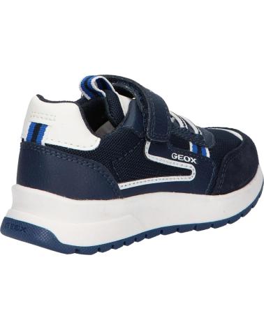 boy Trainers GEOX  J25GMB 014ME J BRIEZEE C4211 NAVY-WHITE AZUL