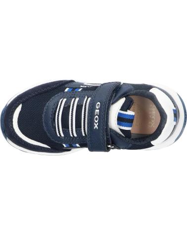 boy Trainers GEOX  J25GMB 014ME J BRIEZEE C4211 NAVY-WHITE AZUL