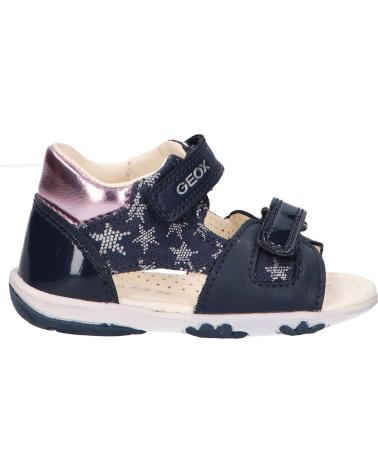 girl Sandals GEOX B0238A 01002 B SANDAL NICELY C0694 NAVY-PINK  AZUL