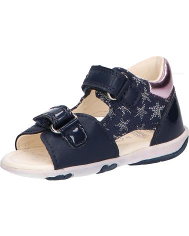 girl Sandals GEOX B0238A 01002 B SANDAL NICELY C0694 NAVY-PINK  AZUL