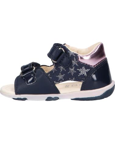 girl Sandals GEOX B0238A 01002 B SANDAL NICELY C0694 NAVY-PINK  AZUL