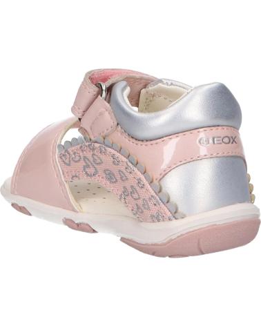Sandálias GEOX  de Menina B1538A 010AJ B SANDAL NICELY  C0514 PINK-SILVER