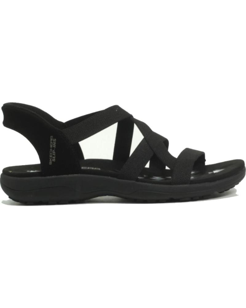 Sandalias SKECHERS  de Mujer SANDALIAS MUJER SKEXCHERS 163460 MODELO 163 460  NEGRO
