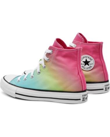 Deportivas CONVERSE  de Mujer y Niña y Niño A07337C CHUCK TAYLOR ALL STAR BRIGHT OMBRE  TRIPLE CIAN-CHAOS FUCHSIA-SLIME
