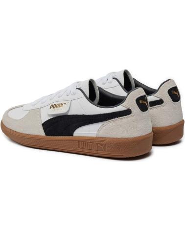 Deportivas PUMA  de Mujer y Hombre y Niña y Niño 396464-01 PALERMO LTH PUMA WHITE-VAPOR GRAY-GUM  BLANCO
