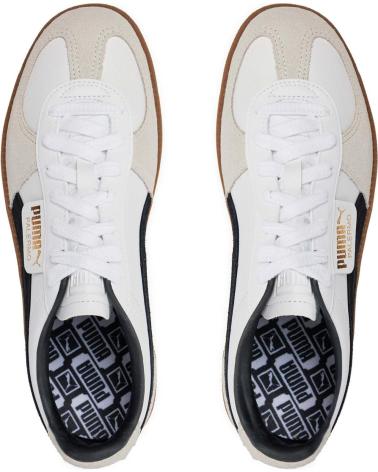 Deportivas PUMA  de Mujer y Hombre y Niña y Niño 396464-01 PALERMO LTH PUMA WHITE-VAPOR GRAY-GUM  BLANCO