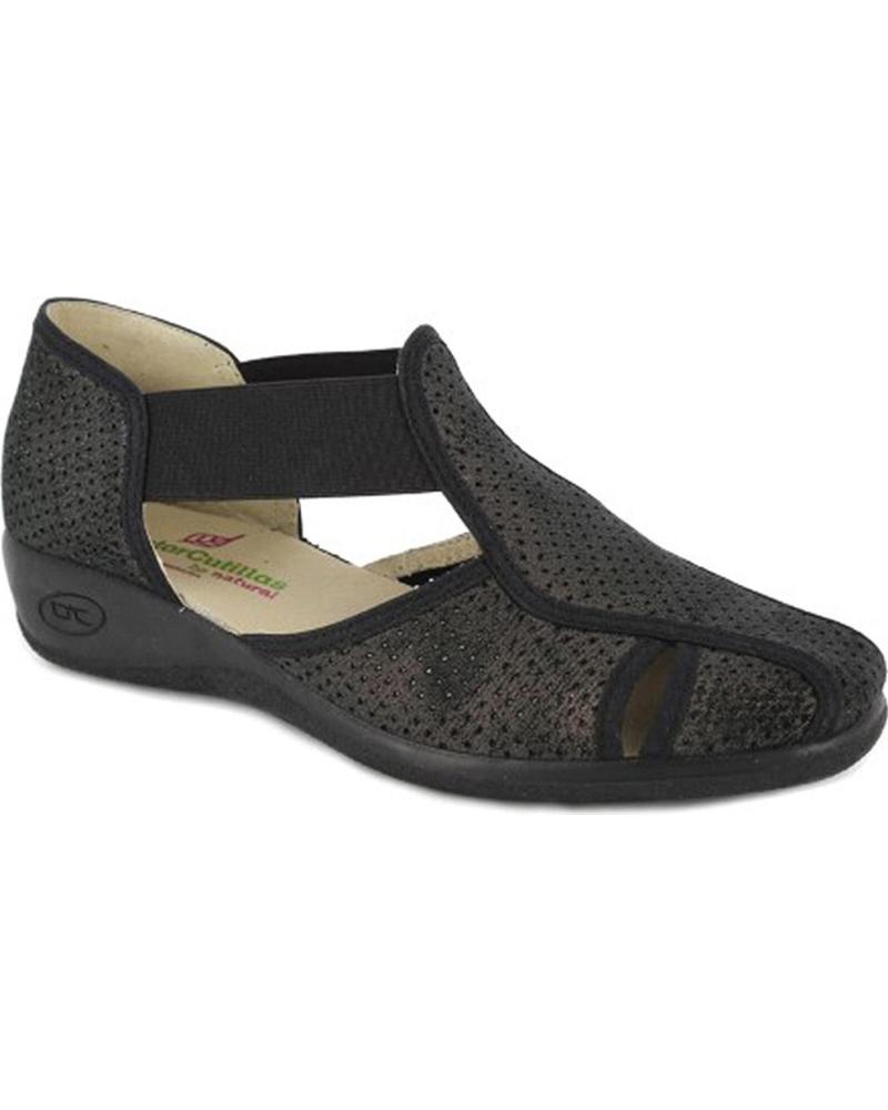 Sandalias D`CUTILLAS  de Mujer SANDALIA DOCTOR CUTILLAS 96202 PICADOS  NEGRO