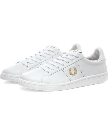 Zapatillas deporte FRED PERRY  pour Homme B721 LEATHER 134 - 41  WHITE