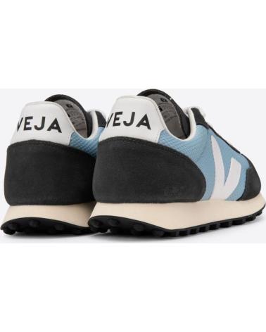 Scarpe sport VEJA  per Uomo RIO BRANCO CANVAS ALVEOMESH STEEL WHITE - 42  LIGHT BLUE