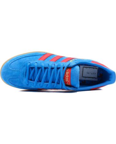 Scarpe sport ADIDAS  per Uomo HANDBALL SPEZIAL FX5675 BRIGHT BLUE-VIVID RED-GOLD METALIC -  LIGHT BLUE