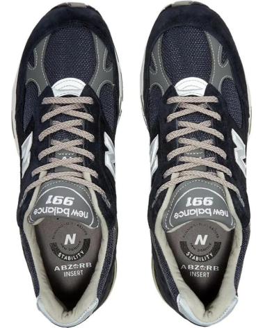 Man Trainers NEW BALANCE M991NV - MADE IN ENGLAND - 42 NAVY