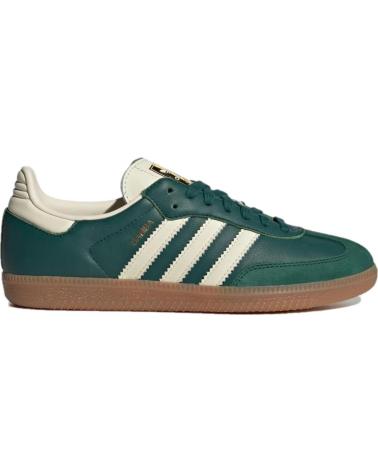 Woman Zapatillas deporte ADIDAS SAMBA OG WOMAN IE0872 COLLEGIATE GREEN - CREAM WHITE - GOLD  DARK GREEN