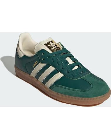 Woman Zapatillas deporte ADIDAS SAMBA OG WOMAN IE0872 COLLEGIATE GREEN - CREAM WHITE - GOLD  DARK GREEN
