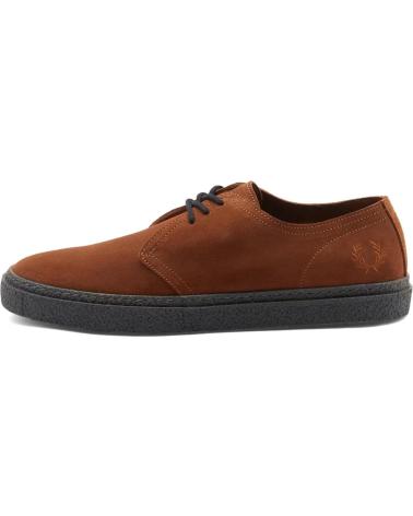 Zapatos FRED PERRY  de Hombre LINDEN SUEDE B4360 GINGER - 40  BROWN