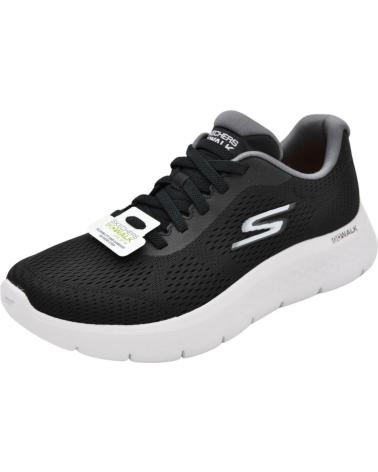 Zapatillas deporte SKECHERS  de Hombre - ZAPATOS DEPORTIVOS CON CORDONES PARA HOMBRE PLA  BKGY