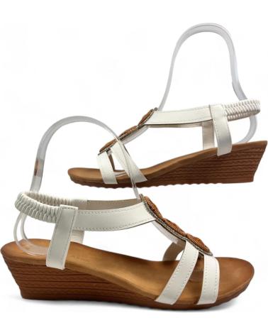 Woman Sandals TIMBOS SANDALIA CUNA COMODA MUJER 130133  BLANCO