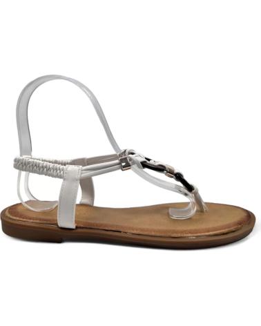 Sandalen TIMBOS  für Damen SANDALIA ESCLAVA PLANA MUJER 130122  BLANCO