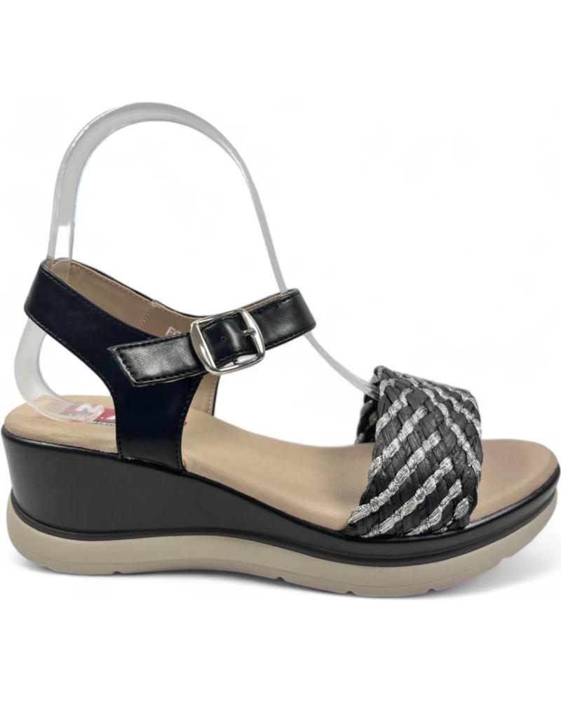 Woman Sandals TIMBOS SANDALIA CUNA COMODA MUJER 130119  NEGRO